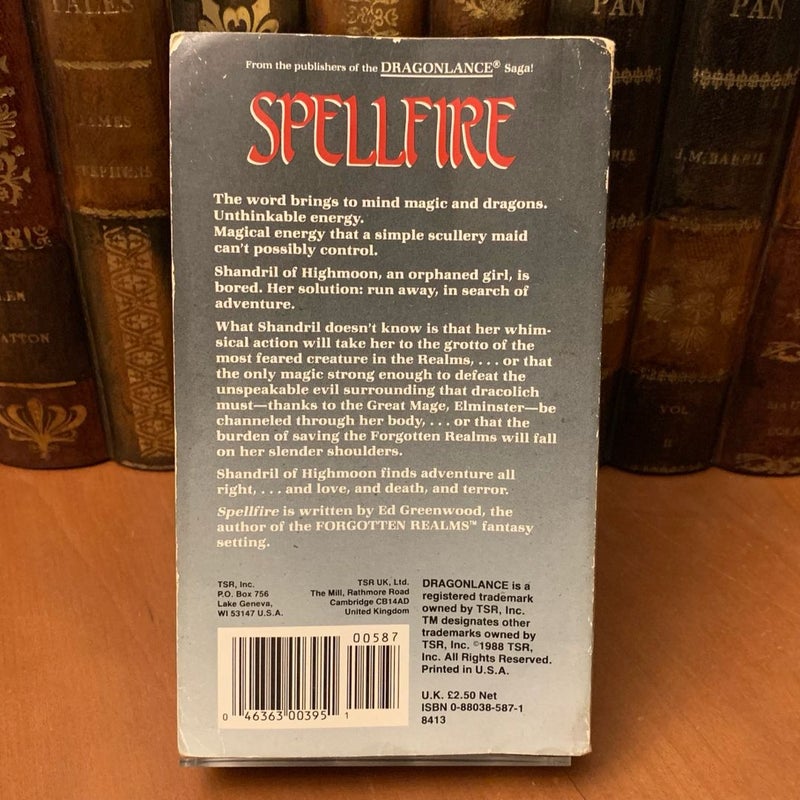 Spellfire, Shandril’s Saga 1, First Edition First Printing