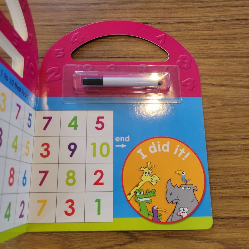 My Numbers Wipe-off Board Book with DVD