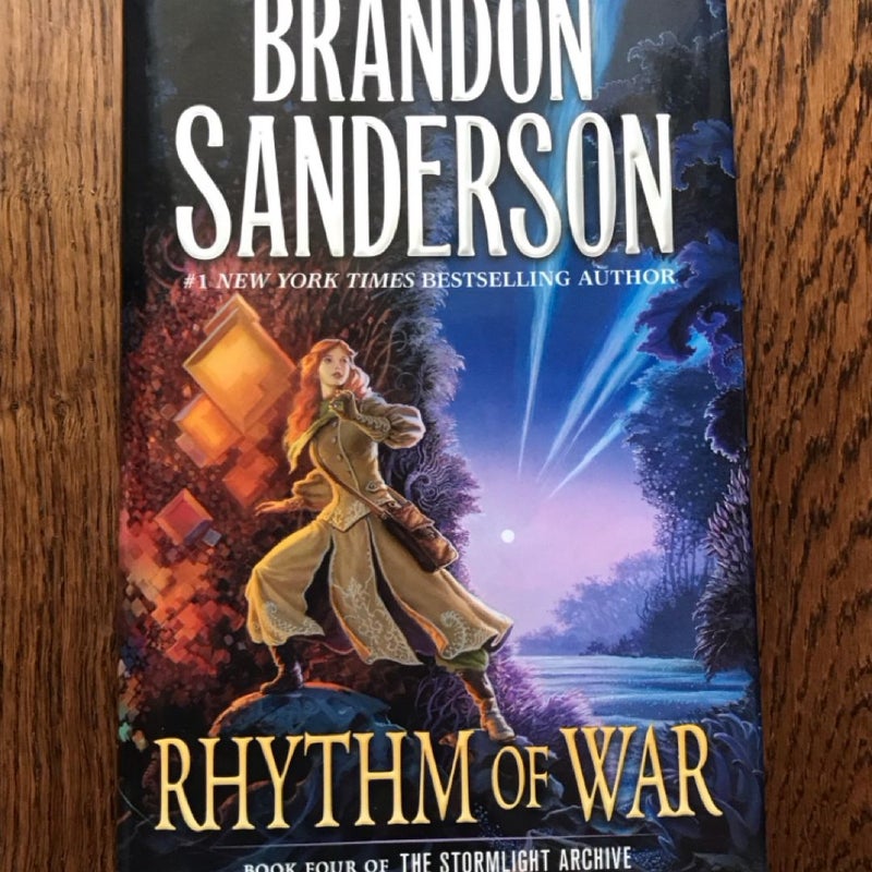 Rhythm of War 1st Ed Brandon Sanderson HCDJ Stormlight Archive #4 *Epic Fantasy*