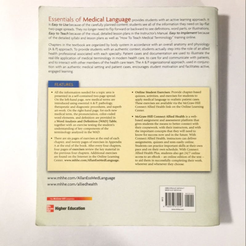 Essentials of Medical Language