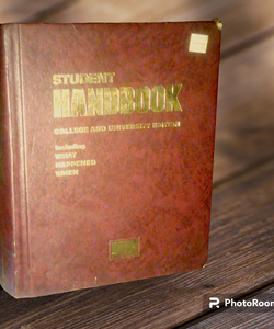 Student Handbook College & University Edition 