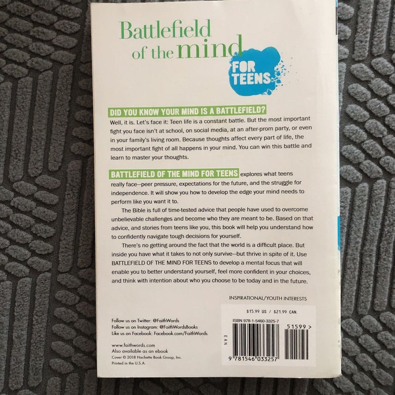 Battlefield of the Mind for Teens