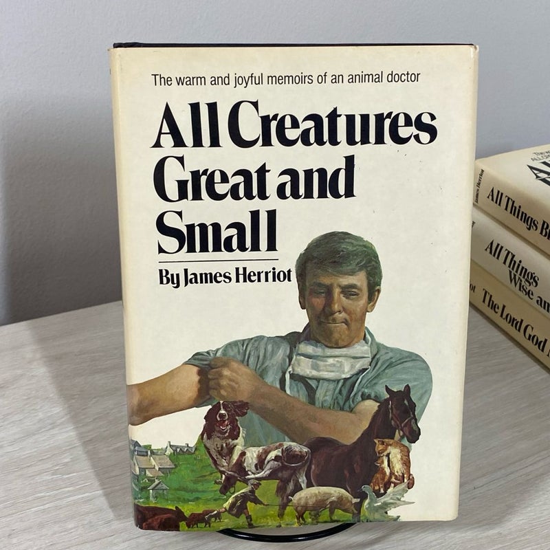 James Herriot All Creatures Great And Small Series Lot Books 1-4 *Read Editions*