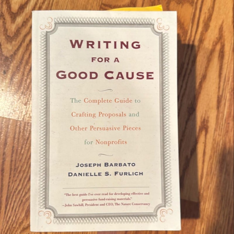 Writing for a Good Cause