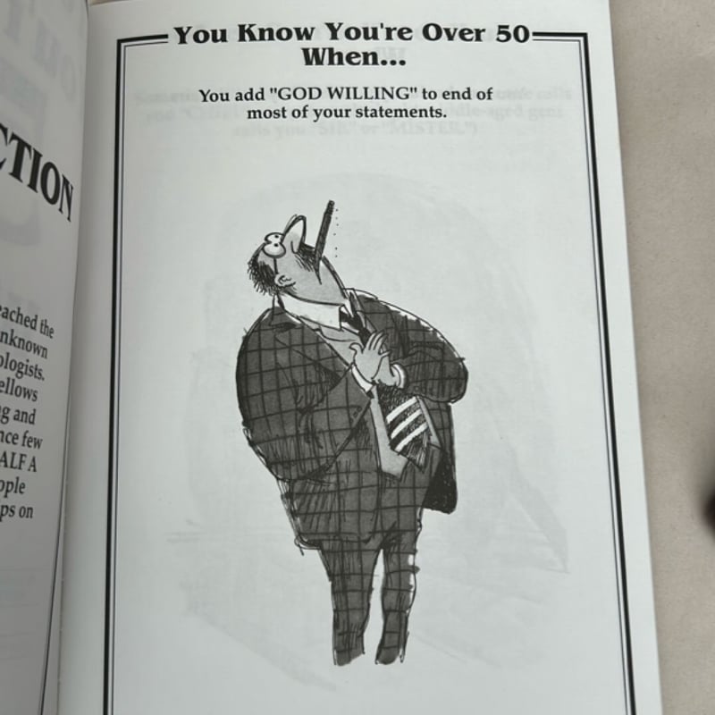 You Know You're Over 50 When ...