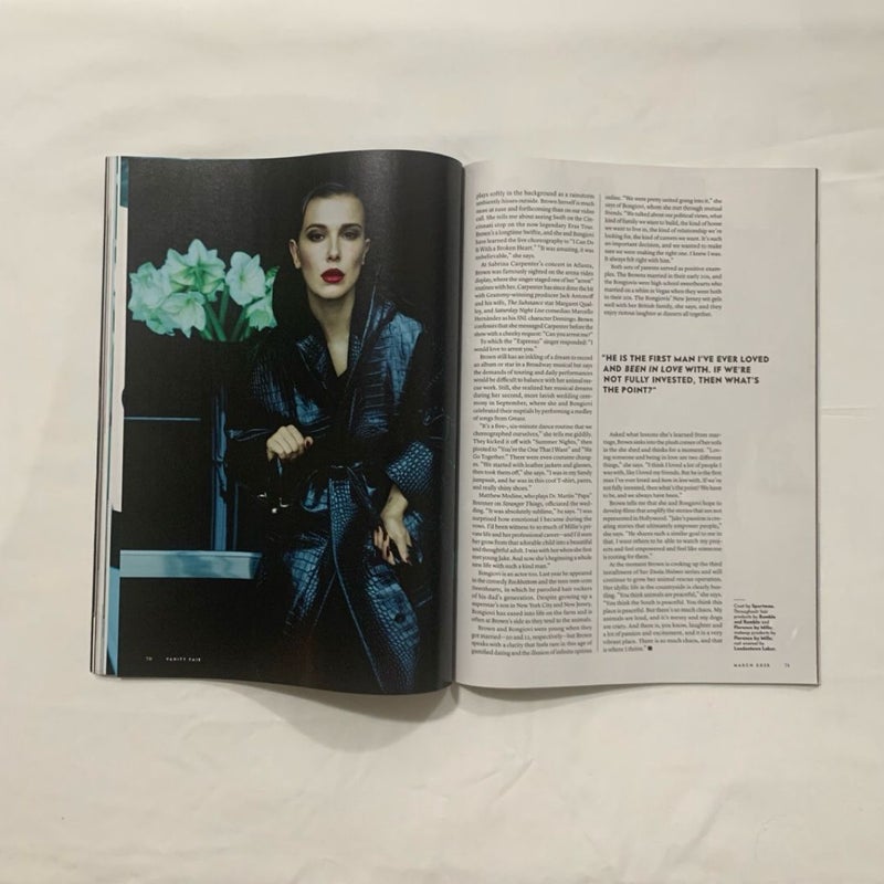 Vanity Fair Millie Bobby Brown  “Life After Strange” Issue March 2025 Magazine