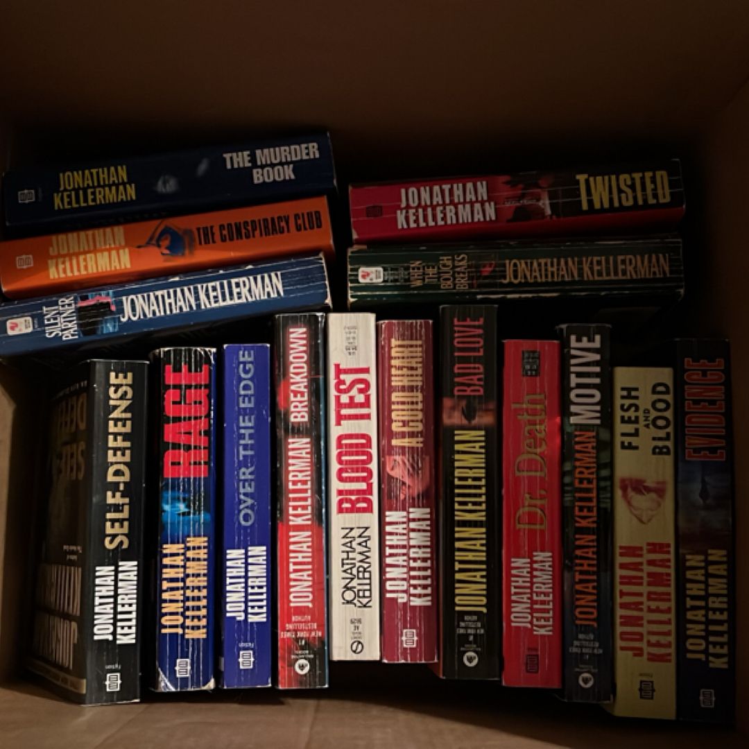 Evidence (lot of 16 paperbacks)