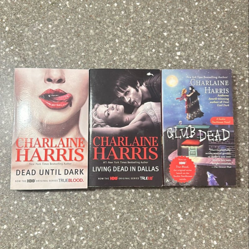 Dead until Dark Bundle TrueBlood books 1-3 of Sookie Stackhouse