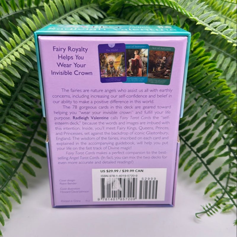 Fairy Tarot Cards, BRAND NEW but 2 cards flawed 