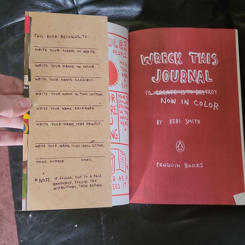Wreck This Journal: Now in Color