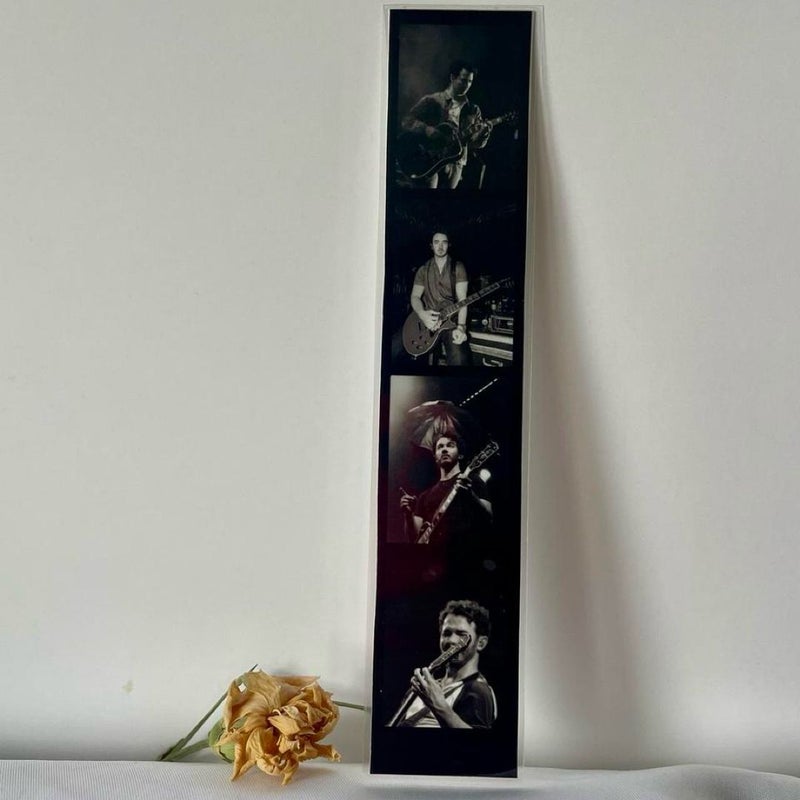 Kevin Jonas mini photobooth strip bookmark