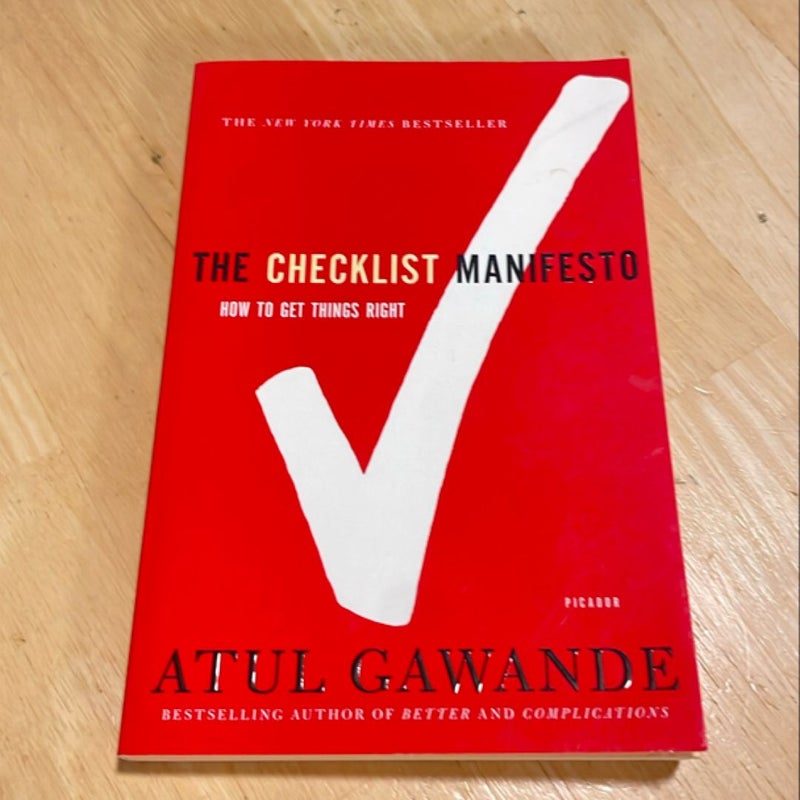 The Checklist Manifesto