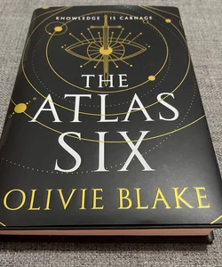 The Atlas Six (Signed First Edition with sprayed edges) by Blake