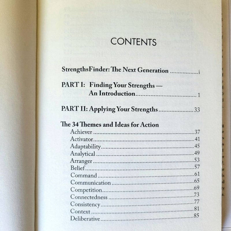 StrengthsFinder 2. 0