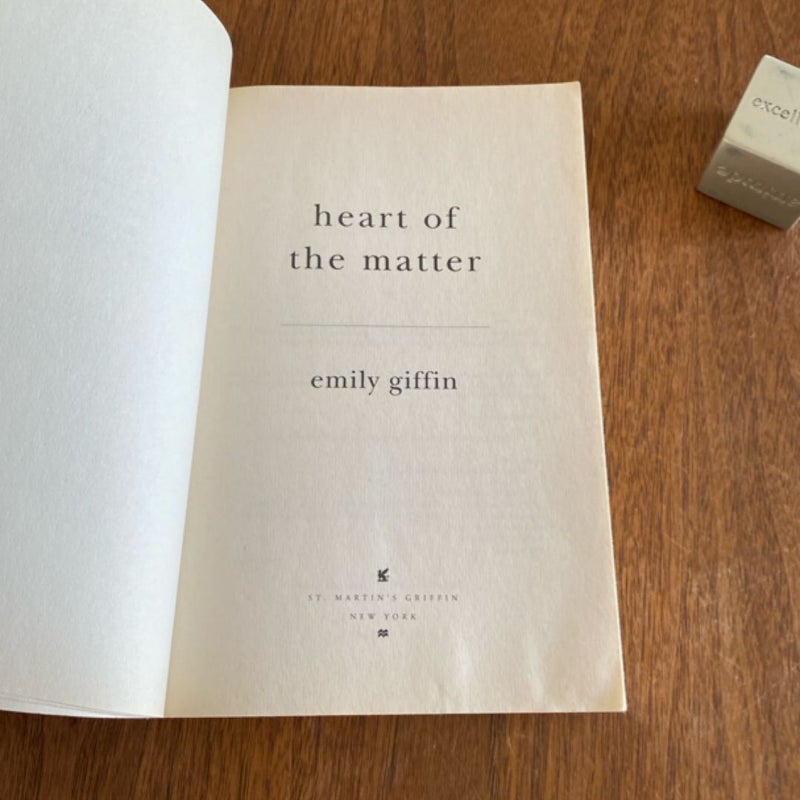 Heart of the Matter