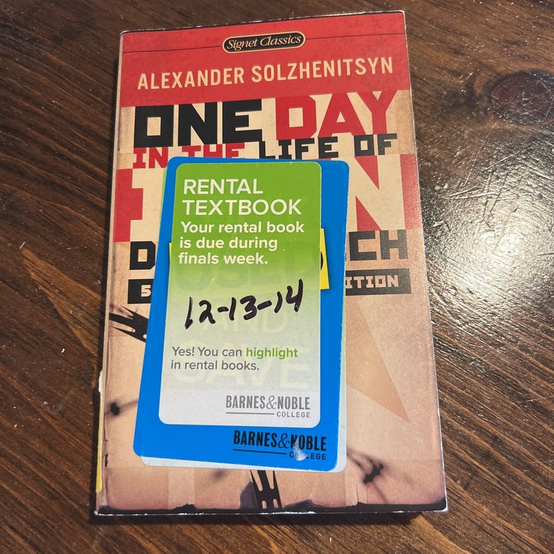 One Day in the Life of Ivan Denisovich by Aleksandr Solzhenitsyn; Yevgeny  Yevtushenko; Eric Bogosian, Paperback | Pangobooks