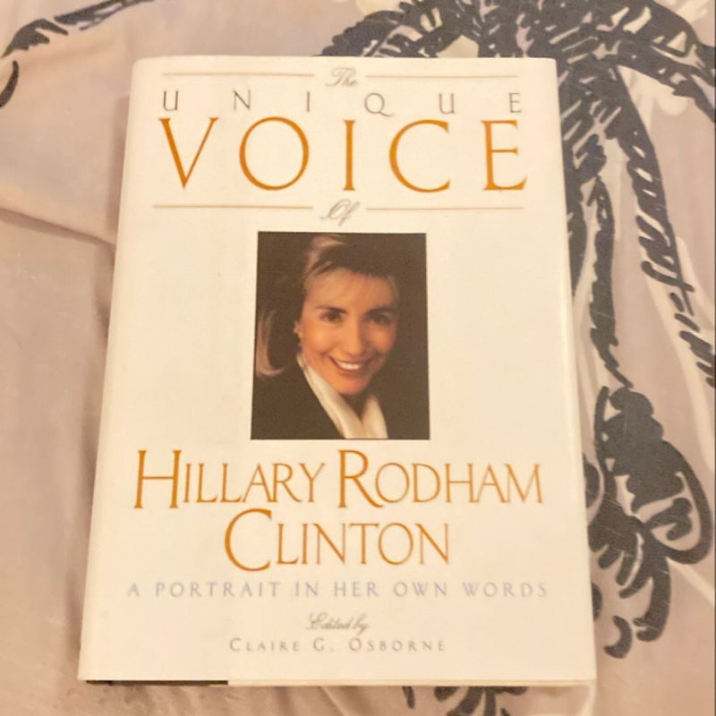 The Unique Voice of Hillary Rodham Clinton