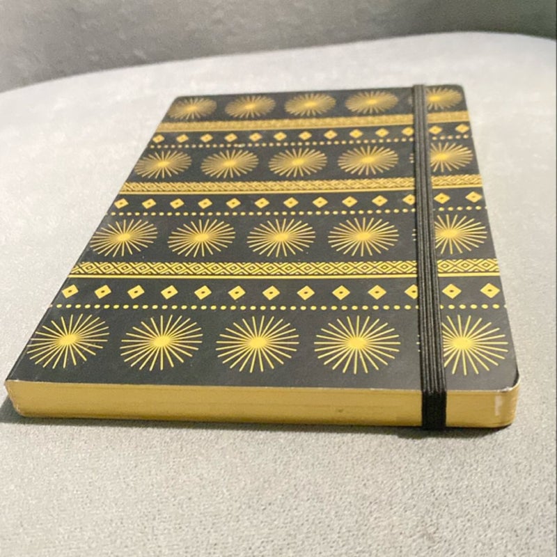 Modern Gold Starburst Gilded Journal