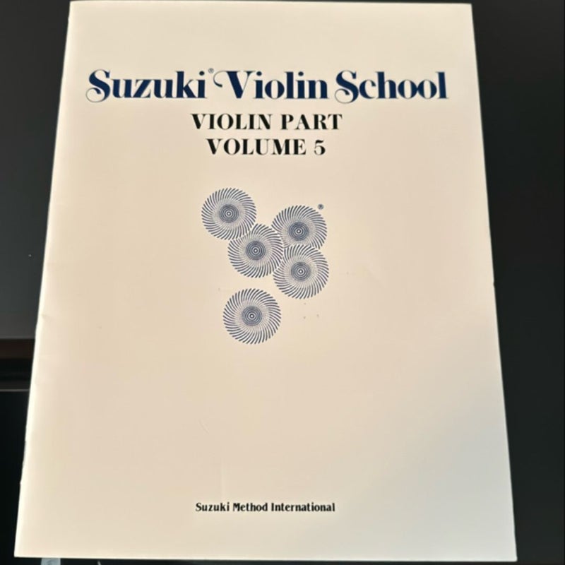 Suzuki Violin School, Vol 5 by Shin'ichi Suzuki