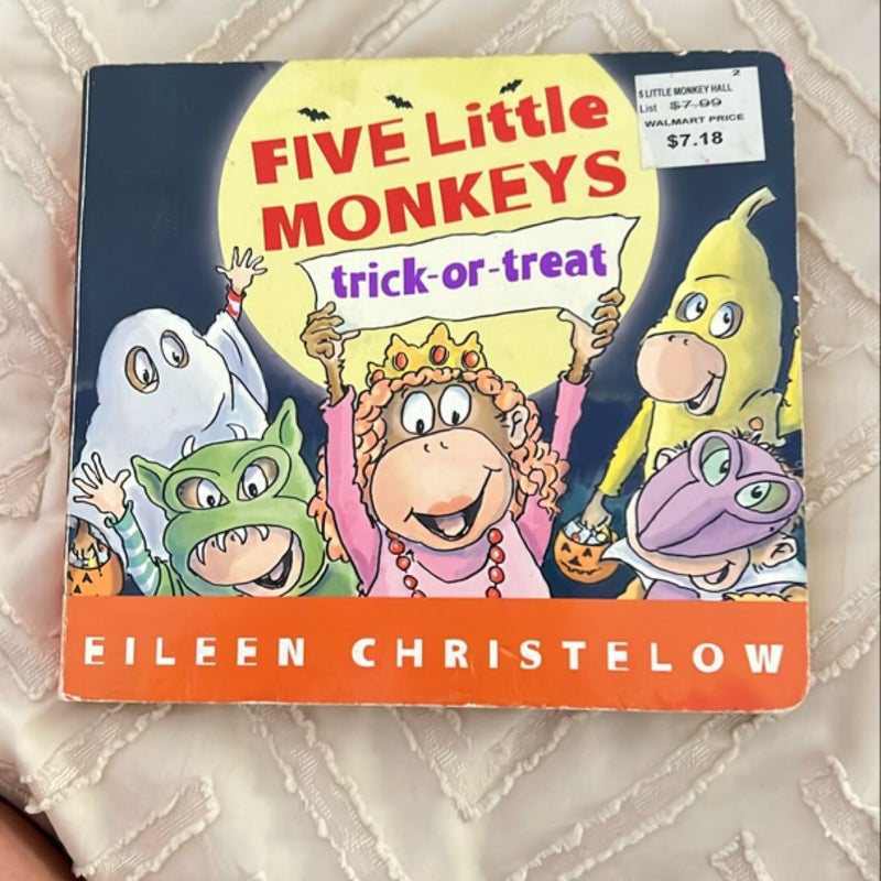 Five Little Monkeys Trick-Or-Treat