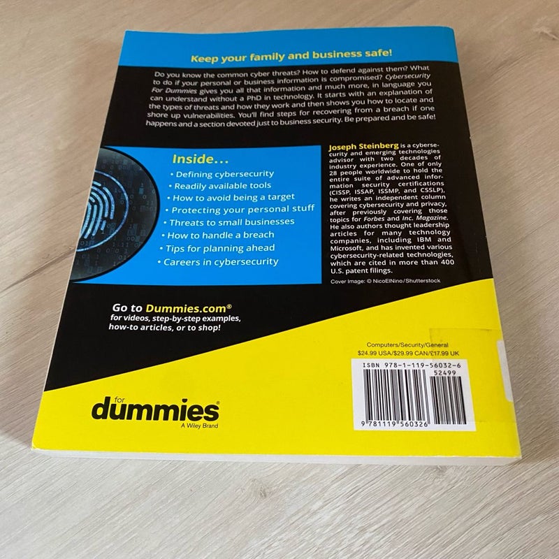 Cybersecurity for Dummies