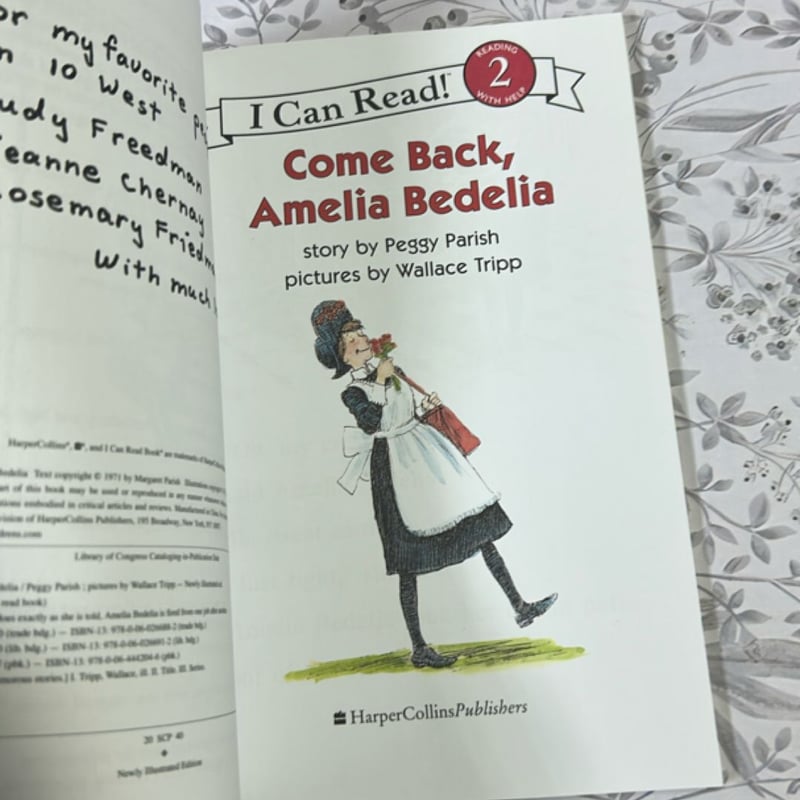 Come Back, Amelia Bedelia