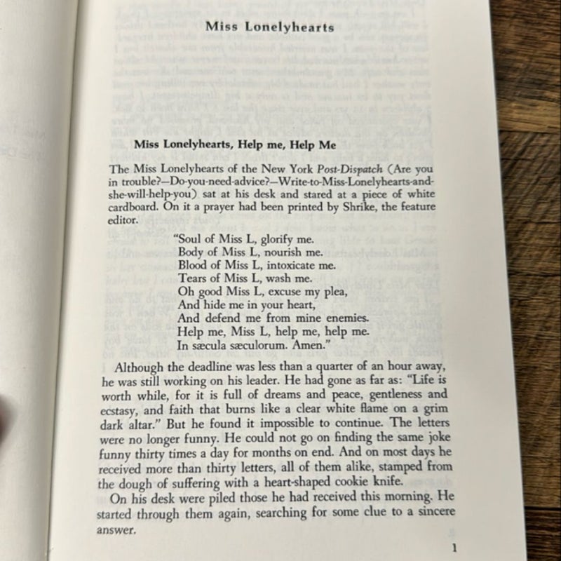 Miss Lonelyhearts and the Day of the Locust