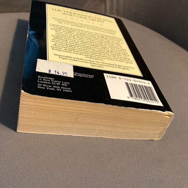 The Book of the Thousand and One Nights (Vol 3)