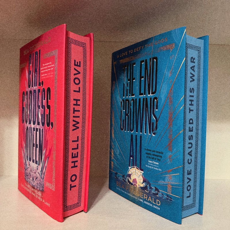 Waterstones Girl Goddess Queen and The End Crowns All 