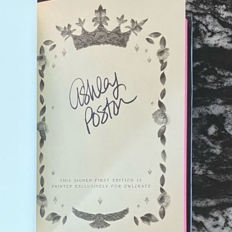 Owlcrate Special Edition Among the Beasts & Briars by Ashley Poston SIGNED