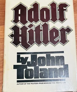 Adolf Hitler. Vintage 1976 Hardcover 