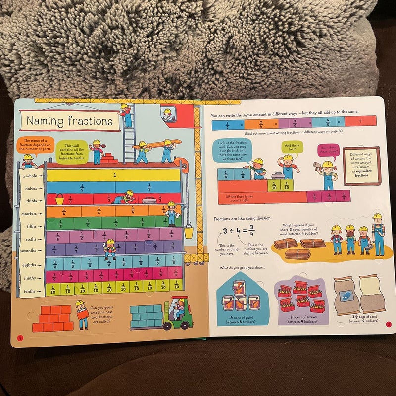 Lift-The-Flap Fractions and Decimals IR