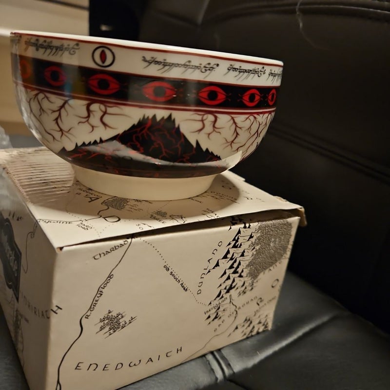 Lord of the rings owlcrate exclusive limited edition bowl