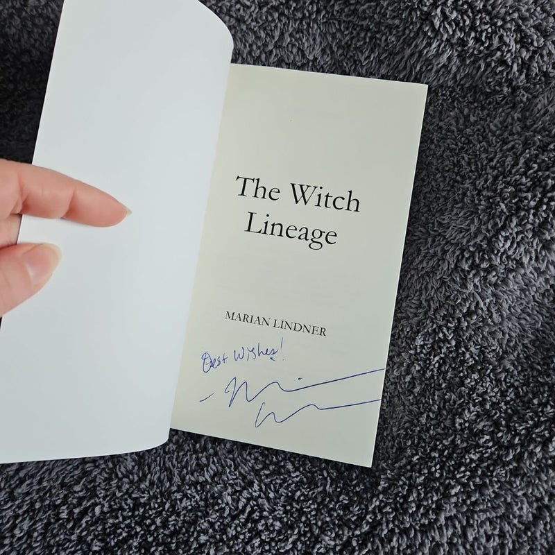 The Witch Lineage by Marian Lindner signed