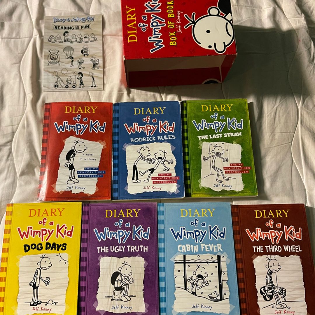 Diary of a Wimpy Kid Box Set Plus Sticker Sheet : Diary of a Wimpy Kid ...