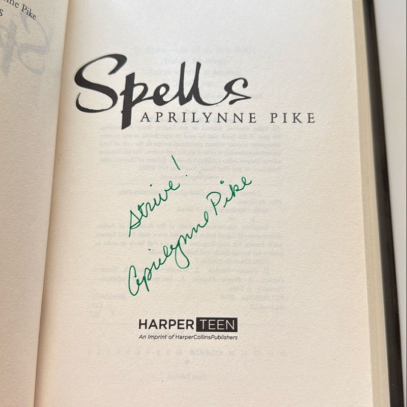 Spells - Signed Copy