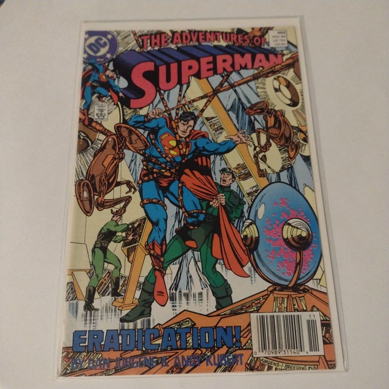 1989 DC COMICS THE ADVENTURE OF SUPERMAN 