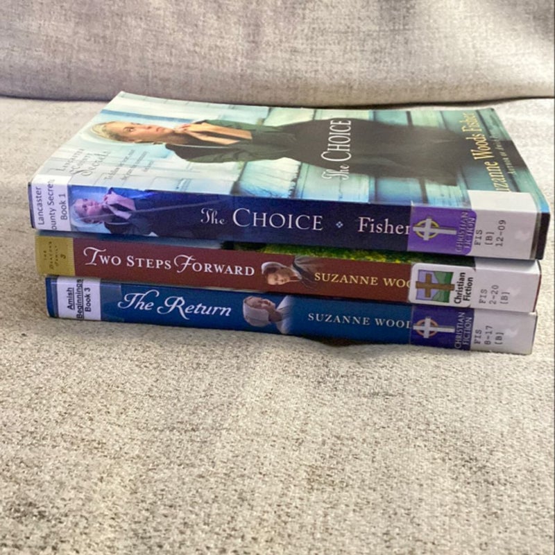 Suzanne Woods Fisher Bundle (The Choice, Two Steps Forward, and The Return)