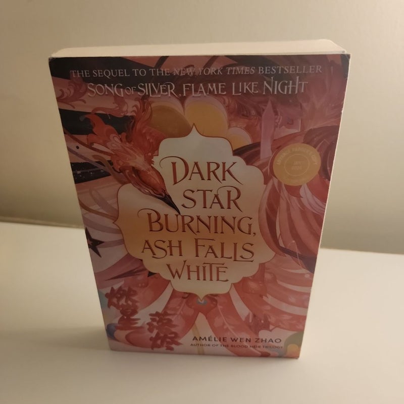 Dark Star Burning, Ash Falls White (Signed by Author)