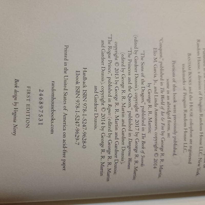 Fire and Blood (First Edition)