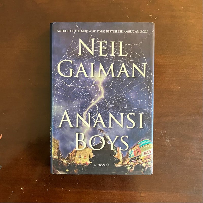 *Signed* Anansi Boys - First Ed/First printing 