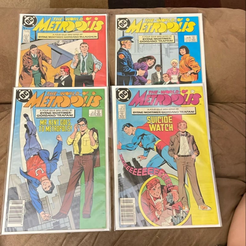 The World Of Metropolis (1988 DC) 4 issue mini series 