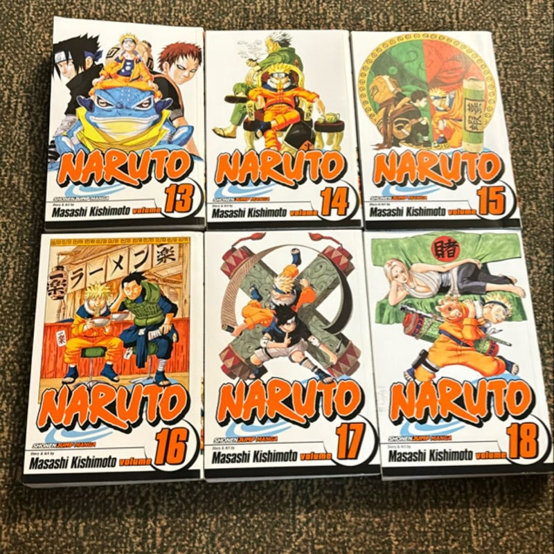 Naruto, Vol. 13-18