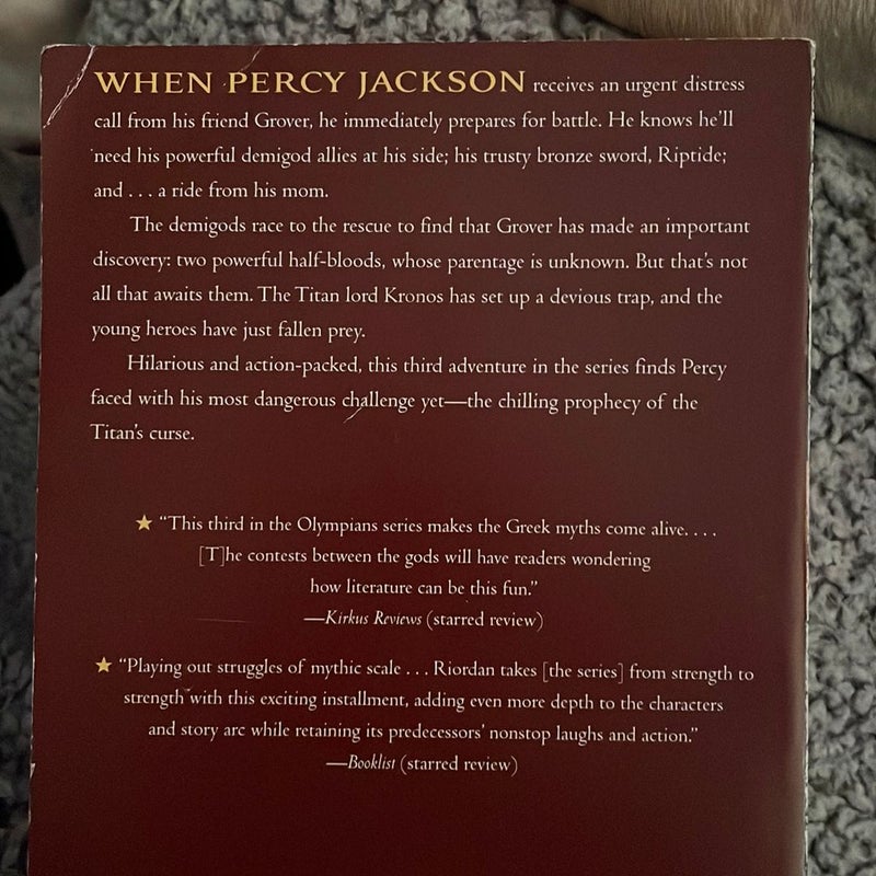 Percy Jackson and the Olympians, Book Three the Titan's Curse (Percy Jackson and the Olympians, Book Three)