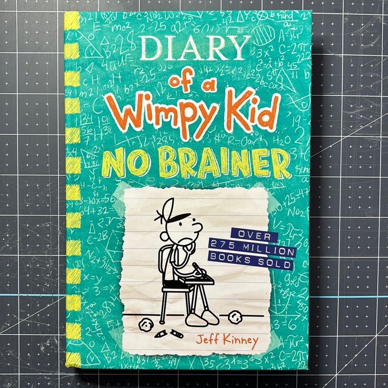 No Brainer (Diary of a Wimpy Kid Book 18) by Jeff Kinney, Hardcover