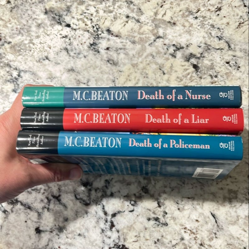 Lot of 3 Hamish Macbeth Books