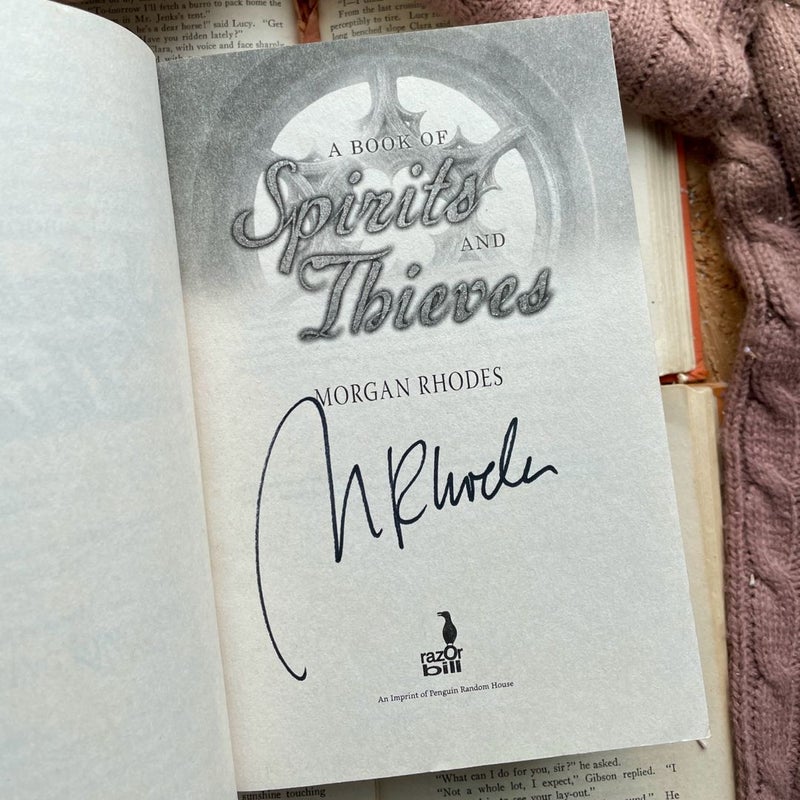 A Book of Spirits and Thieves (SIGNED) and The Darkest Magic