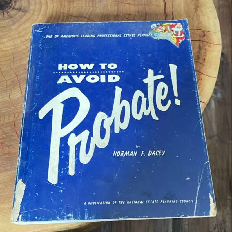 How to Avoid Probate 1965