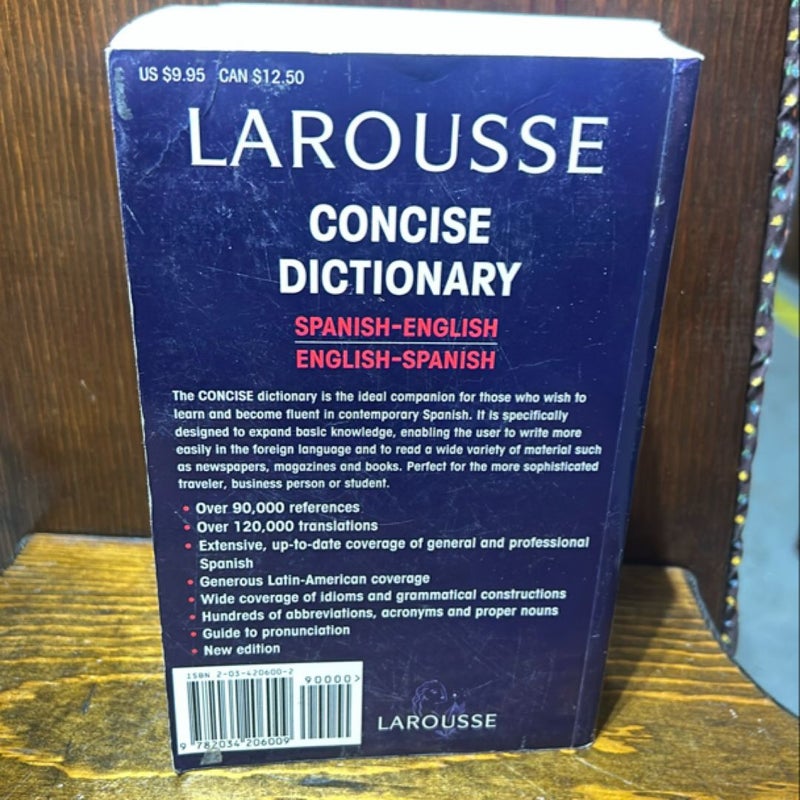 Larousse Concise Dictionary - Spanish-English