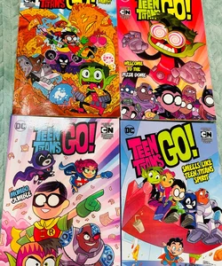 Teen Titans Go! Graphic Novel Bundle 1-4